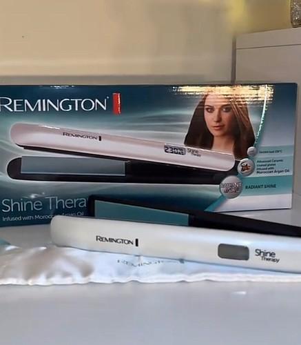 Remington Hair Straighteners, Shine Therapy, Moroccan Argan Oil Infused Plates