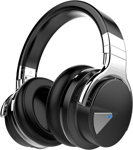 E7 Active Noise Cancelling Bluetooth Headphones Over Ear Mic Deep Bass 30H Black