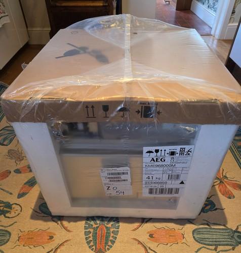 AEG KME968000M Built In Combi Microwave - Stainless Steel