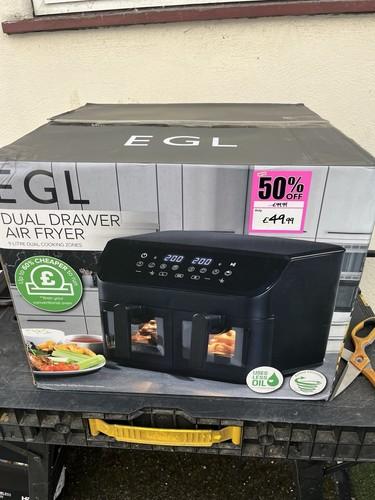 Brand New EGL Dual Air fryer. In Box And Original Packaging. Sold As Seen