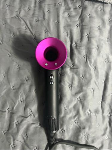 Dyson HD08 Supersonic Hair Dryer Black/Pink 1600W with Diffuser Attachment