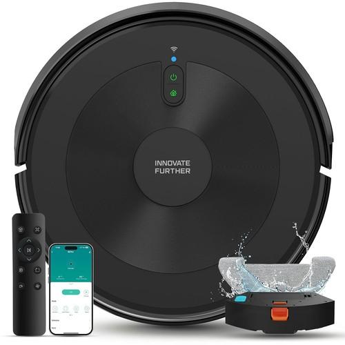 Robot Vacuum Cleaner with Mop: 5000Pa 3-in-1 Robotic Vacuum with Smart Navigatio