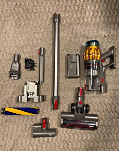 Dyson V15s Detect Absolute Cordless Bagless Stick Vacuum Grey/Gold Wand Charger