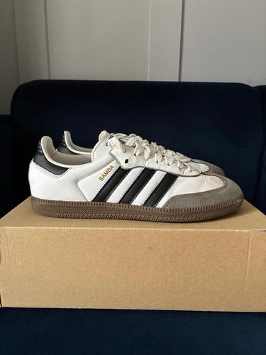 Adidas Samba OG White Black Gum Trainers UK Size 7