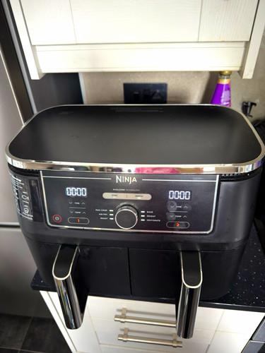 Ninja AF400UK Dual Zone 2 Drawer Air Fryer 9.5L 2470W Dehydrate Reheat