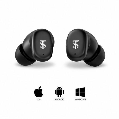 TWS Wireless Bluetooth ENC Headphones Earphones Earbuds ANC For iPhone Android