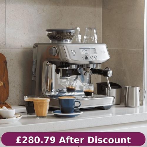 Sage The Barista Pro SES878BSS Coffee Espresso Machine Brushed Stainless Steel#