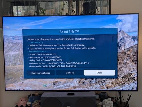 Samsung QE65Q90T 65" (4K) QLED Smart TV - Black